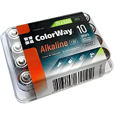 Батарейка ColorWay Alkaline Power AAA/LR03 Plactic Box 24шт