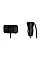 FM модулятор Baseus T Shaped S-16 2 х USB Type-A, microSD, AUX Black (CCMT000201) (1726740)