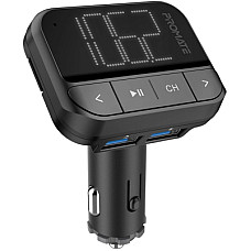 FM-трансмітер Promate ezFM-2 AUX/SD/USB Black