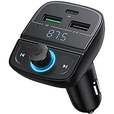 FM модулятор Ugreen CD229 Bluetooth Car Charger (5.0+PD+QC3.0+USB Flash Drive+TF (CD229)