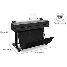 Плоттер HP DesignJet T650 36-in Printer з Wi-Fi (5HB10D)