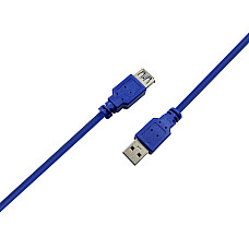 Кабель Prologix подовжувач USB (AM/AF), USB 3.0, 3 м, синій (PR-USB-P-11-30-3m)