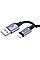 Кабель Foneng X95 Metal Head Braided Cable (3A) USB - Lightning (M/M), 1.2 м, Black (X95-CA-IP)