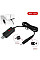 Kабель USB-A 2.0 To DC 9/12V 5.5mm + 3.5x1.35mm Co nnecter, 18W, 0.8M KD-USB-DC9/12 KINGDA (KD-USB-DC9/12) (1803891)