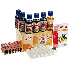 Комплект перезаправних картриджів WWM CANON MG6340/7140 (RC.CLI451/6ARC)