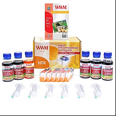 Комплект перезаправних картриджів WWM Canon MG7740/TS8040/9040 (RC.CLI471/6ARC)