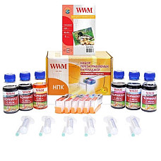 Комплект перезаправних картриджів WWM Canon TS8040/9040/MG7740 (RC.CLI472ARC)