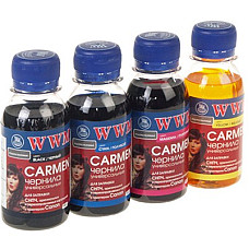 Комплект чорнил WWM Universal Carmen для Сanon серий PIXMA iP/iX/MP/MX/MG В/C/M/Y(CARMEN/SET.4-2) 4*100