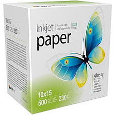 Папiр PrintPro глянсовий 230г/м2 10x15см 500арк. (PGE2305004R)