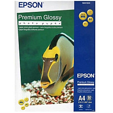 папір 255г/м, 50 A4 Premium Glossy Photo Paper EPSON (C13S041624)