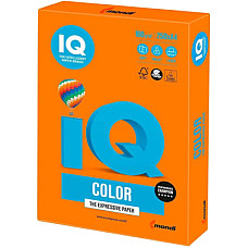 Папір Mondi IQ color А4 intensive, 160g 250sh Orange (OR43/A4/160/IQ)