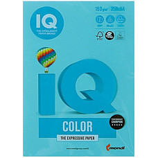 Папір Mondi IQ color А4 intensive, 160g 250sh Blue (MB30/A4/160/IQ)
