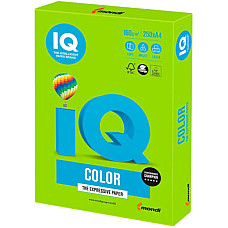 Папір Mondi IQ color А4 intensive, 160g 250sh, Bright Green (MA42/A4/160/IQ)