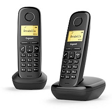 Радiотелефон DECT Gigaset A170 DUO Black (L36852-H2802-R201)