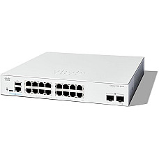 Комутатор Cisco Catalyst 1200 16xGE, PoE, 2x1G SFP (C1200-16P-2G) (1854402)