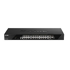 D-Link Комутатор DGS-1520-28 24xGE 2xSFP, 2xSFP+ Керований. L3 (1407309)
