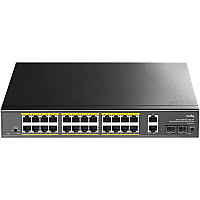 Комутатор Cudy GS1026PS2, 24-Gigabit PoE+ Switch with 2 Uplink Gig Ports and 2 Gig SFP Slots 300W (GS1026PS2)