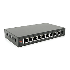 8мі портовий PoE Full Gigabit комутатор ONV-POE33108PFG 8xPoe1000Мбіт + 1х1000 Мбіт + 1xSFP 1000Мбіт до 250м IEEE802.3af/at потужність 110Вт