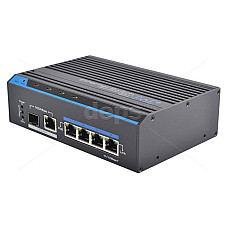 POE комутатор FoxGate S6004-ES-I POE [FE: 4 x PoE + RJ-45 + SFP] (1543852)