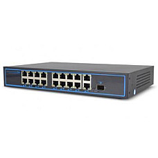 POE комутатор ATIS PoE-1018-16P-1S/250m