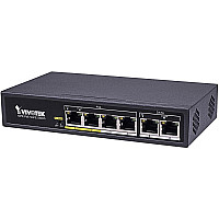 Комутатор VIVOTEK AW-FET-060C-065, Unmanaged 4xFE PoE + 2xFE UTP Switch (AW-FET-060C-065)
