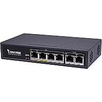 Комутатор VIVOTEK AW-FET-060C-065, Unmanaged 4xFE PoE + 2xFE UTP Switch (AW-FET-060C-065) (1712878)