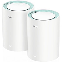 Система WiFi Cudy M1300(2-pack), AC1200 Wi-Fi Gigabit Mesh Solution (M1300(2-pack))