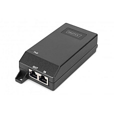 PoE-Інжектор DIGITUS PoE+ 802.3at, 10/100/1000 Mbps, Output max. 48V, 30W, чорний (DN-95103-3)