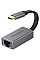 Адаптер Promate USB-C to RJ45 Ethernet 1000Mbps grey (gigaLink-c.grey)