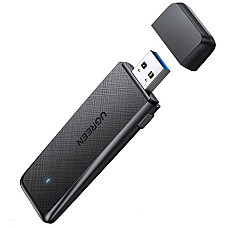 Адаптер WiFi AC1300 2.4GHz&5GHz USB 3.0 CM492 Ugreen Black (50340) (1500935)