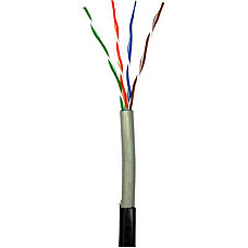 Кабель мережевий GEAR UTP 100м, cat.5e, CCA, 4*2*0,51, PVC+PE, outdoor (GEC-UTPCCAOUT051100)