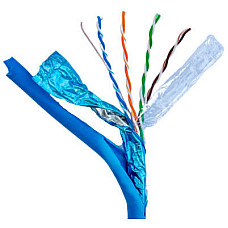 Кабель мережевий GEAR FTP 305м, cat.5e, CCA(25%), 4*2*0,51, PVC, indoor, blue (GEC-FTPCCA25051305)