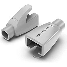 Ковпачок конектора RJ45 Strain Relief Boots Gray PVC Type 100 Pack Vention (IODH0-100)