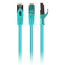 Патч-корд 0.25м S/FTP Cat 6A CU LSZH green Cablexpert (PP6A-LSZHCU-G-0.25M)