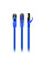 Патч-корд 0.25м S/FTP Cat 6A CU LSZH blue Cablexpert (PP6A-LSZHCU-B-0.25M)
