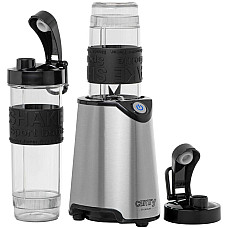 Фітнес-блендер Camry CR 4069 inox 500Вт/ 1 швидк./ 2 скляні пляшки 570 мл, 400 мл (CR4069I)