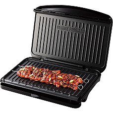 Гриль George Foreman прижимний Fit Grill Large, 2400Вт, темп. режимів-1, пластик, чорний (25820-56) (1483546)