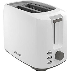 Тостер AIWA ASATAN ABT-700 750Вт/ 2 відділення/мех. управління/розморожування/підігрів булочок/білий (ABT700)