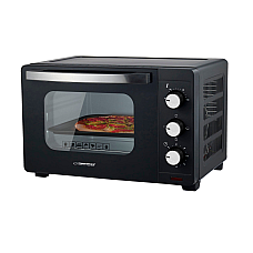 Електропіч 20 л, 1280 Вт, таймер, чорна, 3 функції випікання, управління механічне,обмінна гарантія EKO008N PROSCIUTTO ESPERANZA (EKO008N)