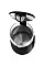 Електрочайник Adler AD 1305 black silver 1850-2200Вт/ 1.7л/ скло/ встановлення температури/ (AD1305BS)