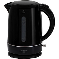Електрочайник Adler AD 1385 black 2200Вт/ 1.7л/ пластик/ автовимкнення/ чорний (AD1385B)