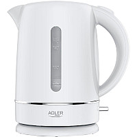 Електрочайник Adler AD 1385 white 2200Вт/ 1.7л/ пластик/ автовимкнення/ білий (AD1385W)