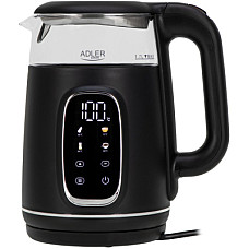 Електрочайник Adler AD 1305 black silver