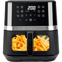 Мультипіч BROCK DAF 6501G 1800Вт/чаша  6.5л/сенсорне керування/таймер/оглядове вікно/чорна (DAF 6501G)