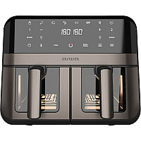 Мультипіч AIWA AFR-9000 FUTAGO 2400Вт/чаша 9л(4.5л+4.5л)/програм:8/сенсорне керування/оглядове вікно (AFR9000)
