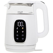 Електрочайник Adler AD 1305 white silver