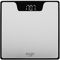 Ваги напольні Adler AD 8174 silver електронні/ 180кг/ 2хААА/ автовимкнення (AD8174S)