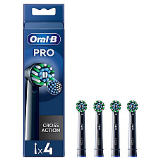 Насадка для зубної електрощітки Braun Oral-B Pro Cross Action Black EB50BRX (4 шт)