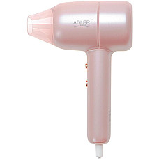 Фен Adler AD 2279p pink 1800Вт/ 2 швидкості/ хол.обдув/ темп.режимів-2/іонізація/ насадки - 1 шт. (AD2279P)