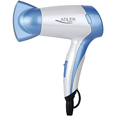 Фен Adler AD 2222 white 1200Вт/ 2 швидкості/ насадки - 1 шт./ складна ручка (AD2222)